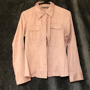 Soft Pink Button-Up Shirt